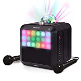 Portable Karaoke Machine - SINGSATION Star Burst - System Comes w/ 2 Mics, Room-Filling Light Show, Retro Light Panel & Works via Bluetooth - No CDs Required - YouTube Your Favorite Karaoke Songs