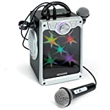 Croove Karaoke Machine for Kids - Karaoke Machine for Kids Boys and Girls with 2 Microphones – Bluetooth, AUX, USB Connectivity and Flashing Disco Lights