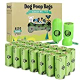 TVOOD Dog Poop Bags(420 Count), Biodegradable Poop Bags for Dogs, Leak Proof, Eco-Friendly Dog Waste Disposal Bags Refill Rolls with 2 Free Dispenser (Scented)