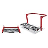 Powerbuilt 647596 Folding Heavy Duty Tire Steps for Truck SUV RV, Red, Large