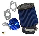 212cc Predator Performance Air Filter, Adapter & Upgrade Jet- BLUE