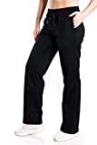 Yogipace, Petite/Regular/Tall, Women's Water Resistant Thermal Fleece Pants Winter Lounge Running Sweatpants with Pockets,35",XL