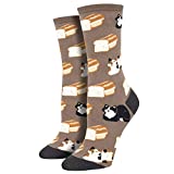 Socksmith Cat Loaf Brown 9-11 (Women's Shoe Sizes 5-10.5)