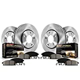 Power Stop KOE6495 Autospecialty Front and Rear Replacement Brake Kit-OE Brake Rotors & Ceramic Brake Pads