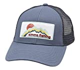 Simms Small Fit Foam Patch Trucker Hat, Storm