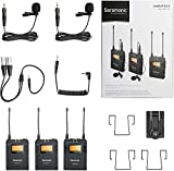 Saramonic UwMIC9 96-Channel Digital UHF Wireless Dual Lavalier Microphone System, Includes 2x TX9 Bodypack Transmitter and RX9 Portable Receiver