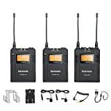 Saramonic UwMic9 Omnidirectional UHF Wireless Lavalier Microphone System, Dual Channel Mic for Nikon Canon Sony DSLR Cameras, Phone Interview, ENG, YouTube Facebook Live Stream Video Recording