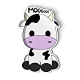 GT Graphics Express Cute Cow Moo - 5.5" Magnet for Car Locker Refrigerator