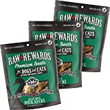 Northwest Naturals Freeze-Dried Duck Necks – 100% Natural Dog Treats, Cat Treat – Grain-Free, Gluten-Free Pet Food – No Hormones, Antibiotics – 5 Oz. – 3 Pack