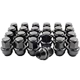 Wheel Accessories Parts 24 Pcs 14mm 1.50 14x1.50 Thread ACPZ-1012-B | 611-008 1.66" Long OEM Style Lug Nuts Chrome 7/8" Hex Fits 2015 + Ford F150 Expedition Lincoln Navigator | F150 Lightening