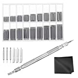 Anezus Watch Link Remover Kit with Spring Bar Tool Watch Band Tool and 360 Pcs Watch Strap Link Pins for Watch Repair and Watch Band Removal