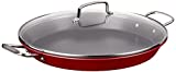 Cuisinart ASP-38CR 15-Inch Paella Pan With Lid, Red