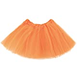 belababy Girl Skirts 3 Layers Organza Baby Tutu, 31 Colors Orange 2-8