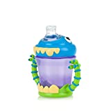 Nuby Two-Handle iMonster No-Spill Super Spout Cup, 7 Ounce