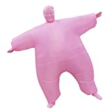 RHYTHMARTS Inflatable Costume Full Body Suit Halloween Christmas Costumes Fancy Dress Adult (Pink)