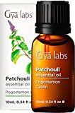 Gya Labs Patchouli Essential Oil for Stress Relief, Relaxation and Sleep - Patchouli Oil Essential for Skin Care, Hair Care and Scalp - 100 Pure Natural Therapeutic Grade for Aromatherapy - 10ml