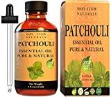 Patchouli Essential Oil (4 oz) by Mary Tylor Naturals 100% Pure Essential Oil, Therapeutic Grade, Pogostemon cablin