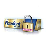 Fixodent Ultra Max Hold Denture Adhesive, 2.2 oz, (Packaging may vary)