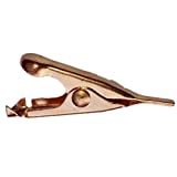 Micro Toothless Alligator Test Clip Copper Plated with Smooth Jawed and Microscopic Tip 5amp(pack of 50)