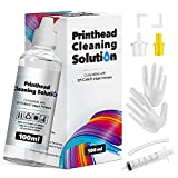 ecodot Universal Printhead Cleaning Kit Compatible for HP Canon Brother Inkjet Printers,Work with 8600 8610 ET-2650 WF-2650 WF-2750 WF-7710 WF-7720 ect Printers, High Efficiency Premium Syringe, 100ML