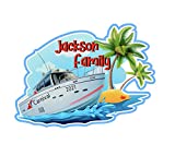 Large Family Name Ship Cruise Door Magnet, Carnival Cruise, Holland America, Royal Caribbean, Princess Cruise, Norwegian, Celebrity Cruises Magnets for Stateroom Door.