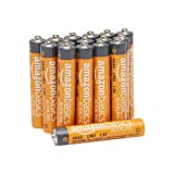 Amazon Basics 16 Pack AAAA High-Performance Alkaline Batteries, 3-Year Shelf Life