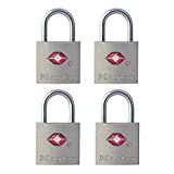 Master Lock TSA Luggage Locks with Key, TSA Approved Lock for Backpacks, Bags and Luggage, 4 Pack
