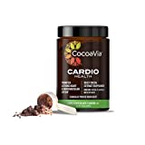 CocoaVia Cardio Health Cocoa Powder, Healthy Heart, Blood Pressure, Nitric Oxide Booster, Workout Superfood, Energy Boost, Sugar Free, Vegan, Plant Based, Dark Chocolate, 500mg Flavanols, 30 Servings