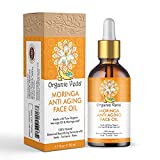 Organic Veda Moringa Anti-Aging Face Oil – 100% Natural Beauty & Skincare oil Made with Organic Moringa Oil & Moringa Leaf – An Ideal Beautifying Formula with Amla - Turmeric – Rose (1.7 fl.oz)