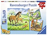 Ravensburger 08029, Cuddle Time 3 x 49 Piece Puzzles in a Box, 3 x 49 Piece Puzzles for Kids, Every Piece is Unique, Pieces Fit Together Perfectly