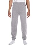 Champion 50/50 Adult Fleece Pant Sweatpants - No Pockets - Light Steel, Medium