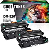 Cool Toner Compatible Drum Unit Replacement for Brother DR820 DR-820 Drum Brother HL-L6200DW MFC-L5900DW HLL6200DW HL-L6200DWT HL-L5100DN HL-L5200DW MFC L5850DW L6800DW (Black,2-Pack)
