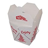 Pack of 15 Chinese Take Out Boxes PAGODA 8 oz / Half Pint Party Favor and Food Pail