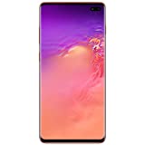 Samsung Galaxy S10+ Factory Unlocked Android Cell Phone | US Version | 128GB of Storage | Fingerprint ID and Facial Recognition | Long-Lasting Battery | Flamingo Pink