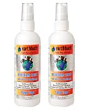 Earthbath 2 Pack of 3-in-1 Deodorizing Spritz, 8 Ounces, Mango Tango for Dogs and Puppies