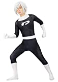 C-ZOFEK Men's Black Cosplay Bodysuit Costume 3D Printed for Halloween (Small)