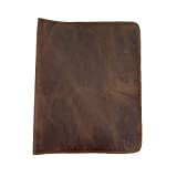 Hide & Drink, Leather Journal Cover Compatible with (8.5 x 11 in.) Moleskine Cahier XXL, Handmade :: Bourbon Brown