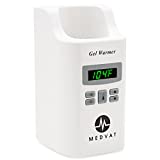 Medvat Gel Warmer with Precision Digital Display, Built in Timer, Heater for Massage Cream, Baby Lotion, & Oils, Wall Mountable & Freestanding Option, Adjustable Temperature, for Home & Spa