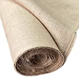 Woolsacks Burlap Fabric by The Yard | 40" Wide x 10 Yards Long | Natural Jute Burlap Roll 10 Yards