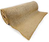 Richcraft 12" x 10yd NO-FRAY Burlap Roll ~ Long Fabric with Finished Edges. Perfect for Weddings,Table Runners, Placemat, Crafts. Decorate Without The Mess!