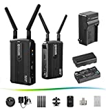 Hollyland Mars 300 5G Wireless HDMI Video Transmission System, Video Transmitter and Receiver Kit Support HD 1080P 300 Feet for DSLR Mirrorless Camera Gimbal Stabilizer with 2 Battery Pack/AC Charger