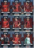 2018 Panini Prizm World Cup Soccer Portugal Team Set of 9 Cards: Cristiano Ronaldo(#154), Andre Silva(#155), Rui Patricio(#156), Pepe(#157), Joao Moutinho(#158), Nani(#159), Joao Mario(#160), William Carvalho(#161), Andre Gomes(#162)