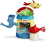 Aurora - Dr Seuss - 8" Dr. Seuss Fish Playset Plush Red, Blue, Yellow, Green ,countof 4