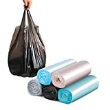 Trash Bags, 5 Rolls/100 Counts Small Garbage Bags for Office, Kitchen,Bedroom Waste Bin,Colorful Portable Strong Rubbish Bags,Wastebasket Bags