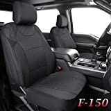 Coverado Front Seat Covers 2PCS, Washable Oxford Seat Protector Dog Seat, Customized for 2015-2021 F150&2017-2021 F250 F350 1st Row Bucket Seats