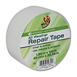Duck Brand All Weather Indoor/Outdoor Repair Tape, Clear, 1.88-Inch x 100-Feet, Single Roll, 281230