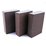 Sanding Sponges Sanding Blocks of Coarse Medium Fine(80 100 120 Grit) for Wood Furniture Finishing Drywall Painting Automotive Polishing and Pot Pan Metal Sanding Brush Glasses Dry or Wet Sanding