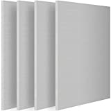 Aluminum Sheet, HAKZEON 4PCS Premium 6061 Aluminum Sheet Metal 6 x 12 x 1/4 Inch Thickness Rectangle Metal Plate Covered with Protective Film Heat Treatable Aluminum Sheets for Crafting