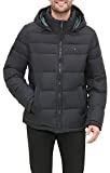 Tommy Hilfiger Men's Hooded Puffer Jacket, Black, Medium
