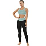 JULY'S SONG Women Workout Clothes 2 Piece Exercise Outfits Sport Bra Leggings Set